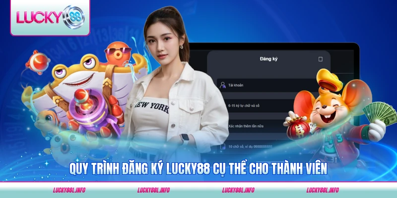 Quy trình đăng ký LUCKY88 cụ thể cho thành viên mới chi tiết nhất